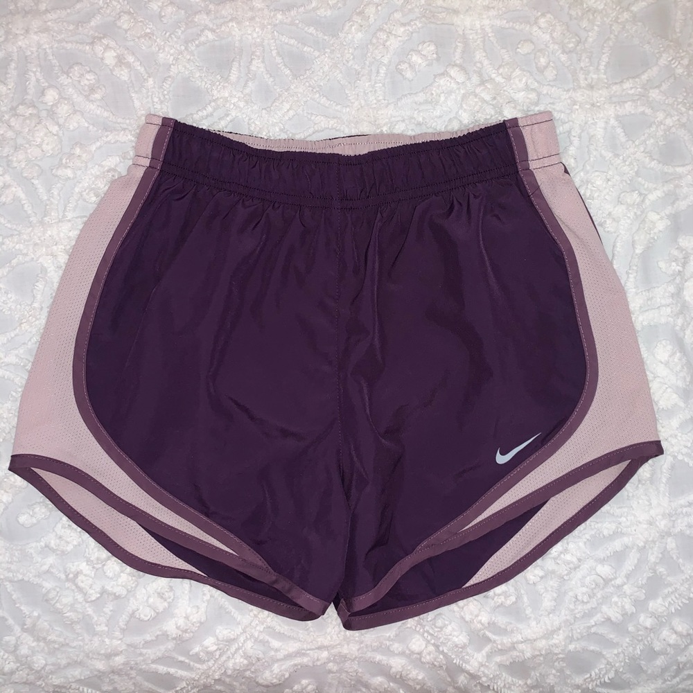 Purple Nike shorts